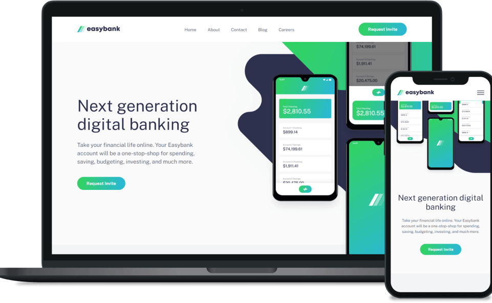 Easybank Landing Page